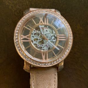 Rose Gold Fossil Watch